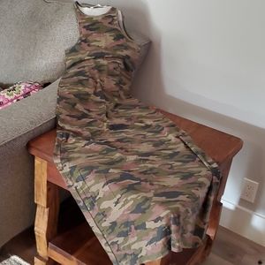 Camo tank dress